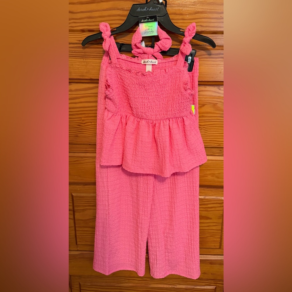 NWT Derek Heart Pink Set